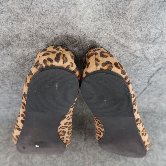 Abound Shoes Womens 5.5 Flats Fashion Slip On Leopard Print Embroidered Slipper - Picture 11 of 15